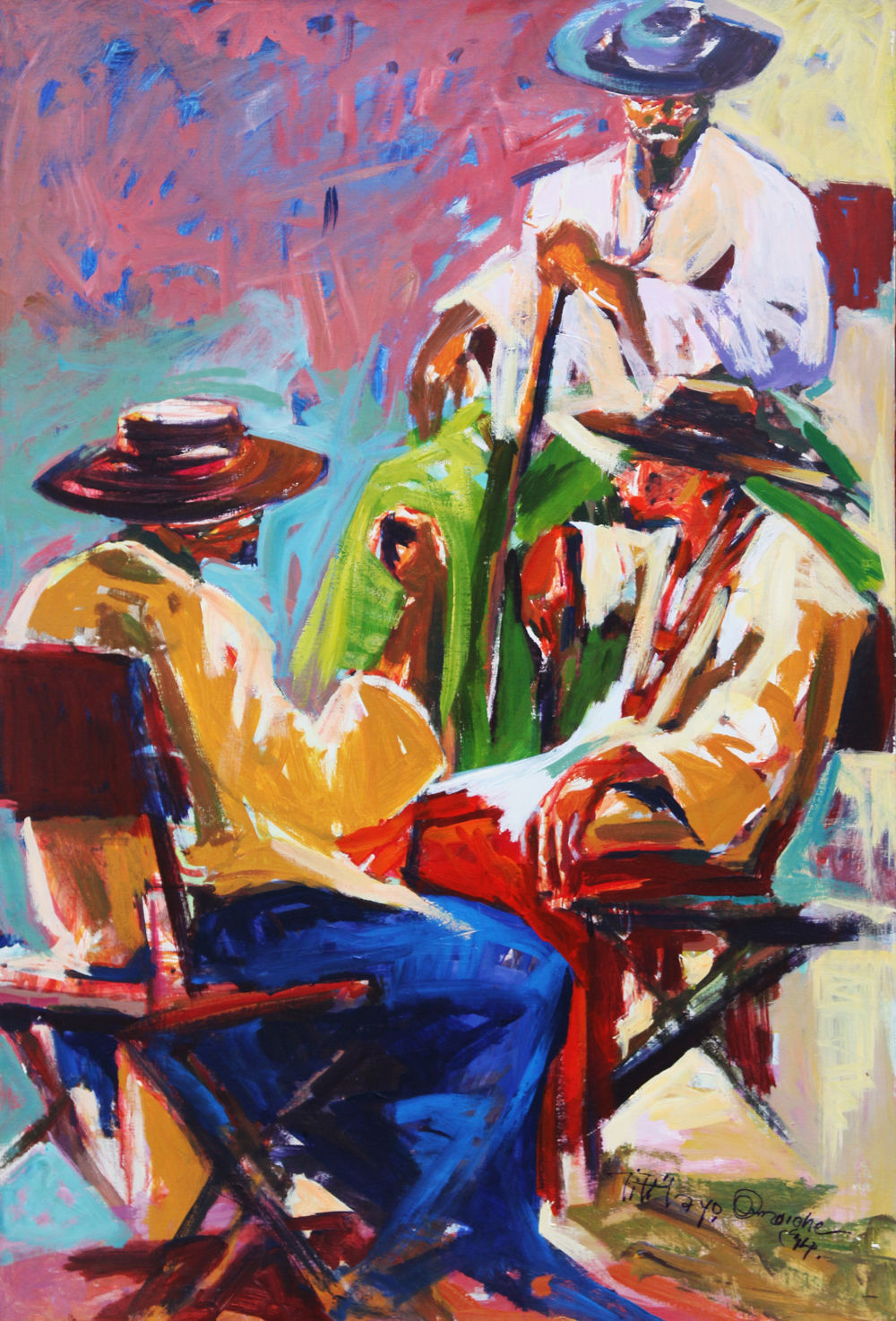 Titi Omoighe, Dialogue II, 2014