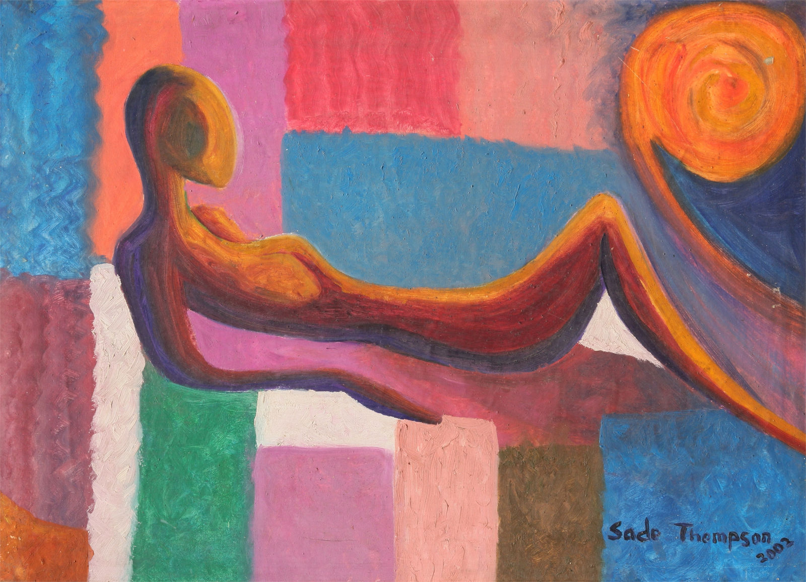 Sade Thompson, RECLINING FIGURE , 2002