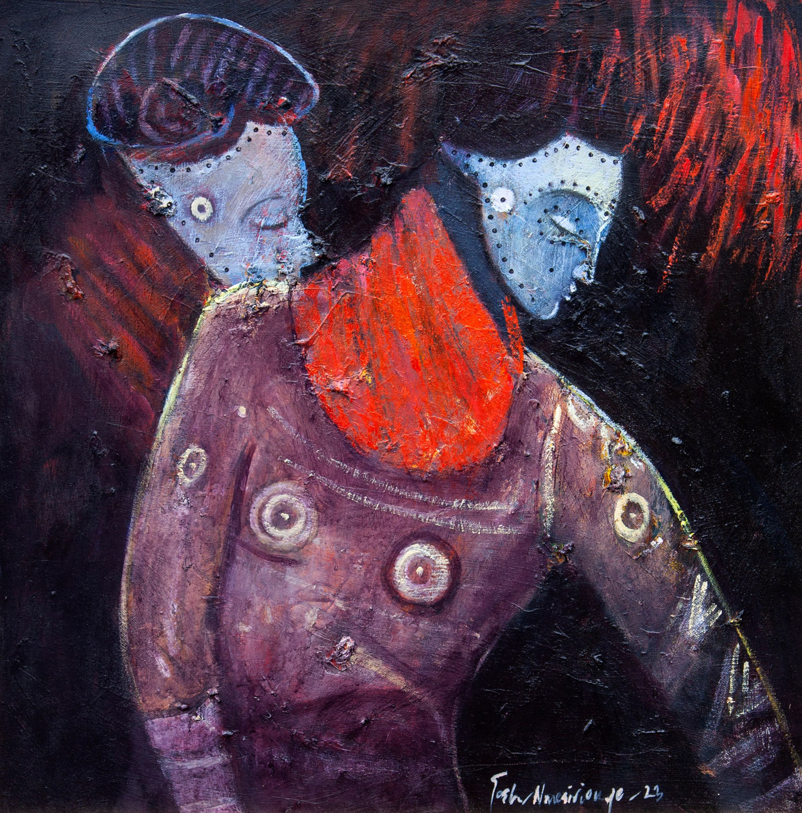 Josh Nmesirionye, Portrait of a Mask, 2023