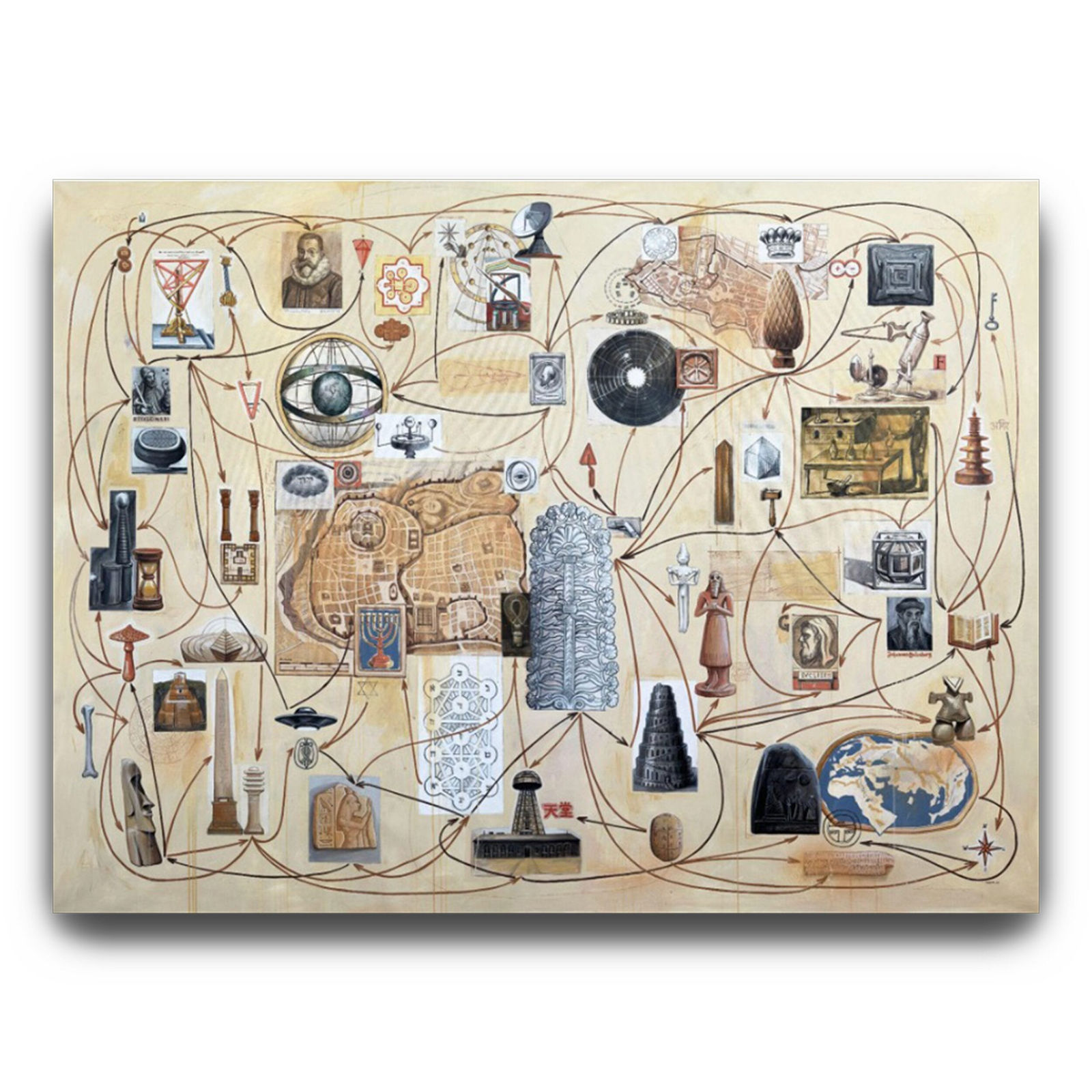 Feros, Small Map of Conspiracy Theories, 2024