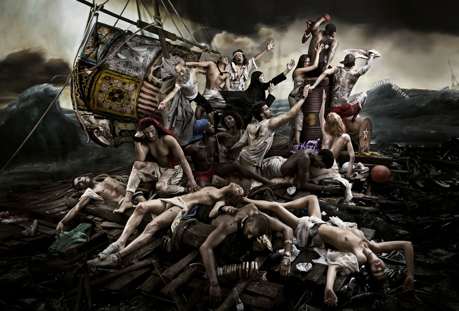 GERARD RANCINAN, Radeau des Illusions, 2008