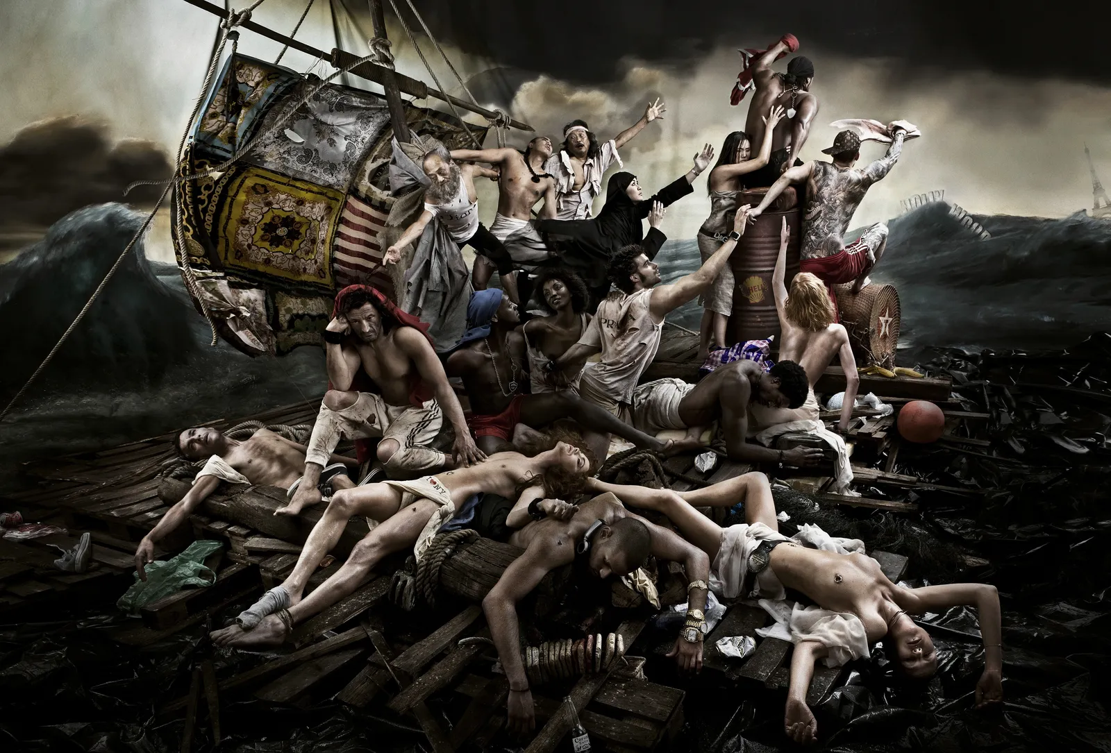 GERARD RANCINAN, Radeau des Illusions, 2008