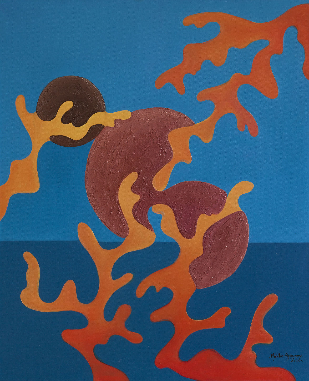 Malika Agueznay, Terre mère / 3, 2020