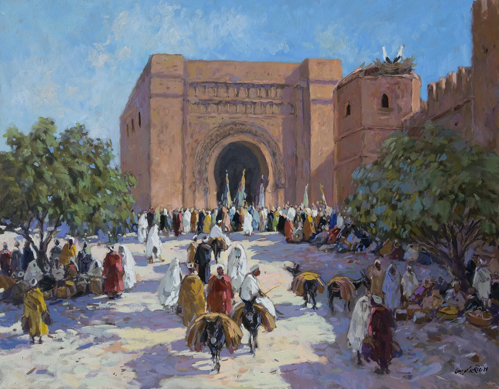 Mohamed Krich, Portail des Oudayas