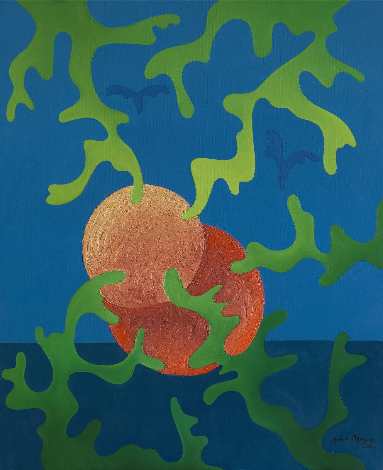 Malika Agueznay, Terre mère / 2, 2020