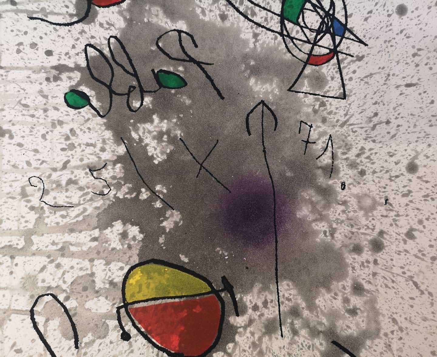 Joan Miró, Hommage to Picasso, 1972