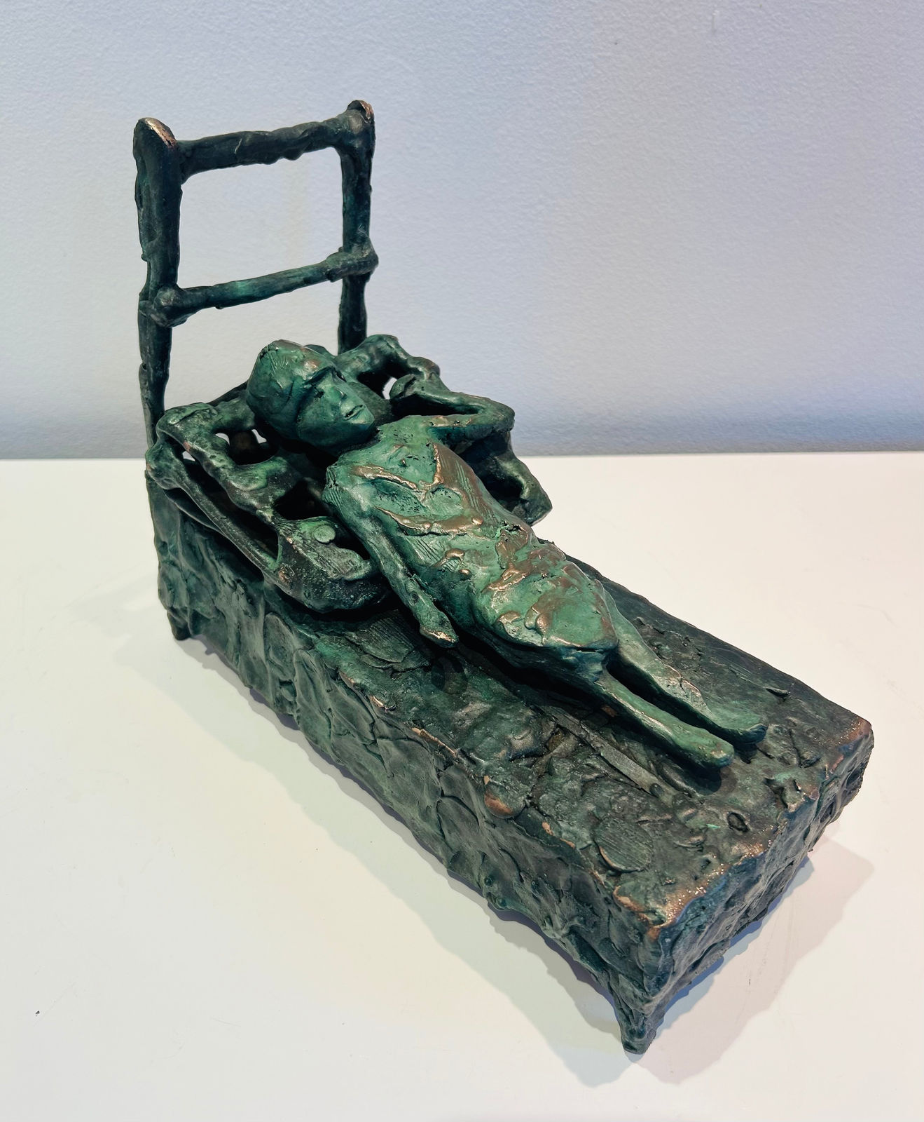 John Behan RHA, Malnourished Girl, Gaza, 2024