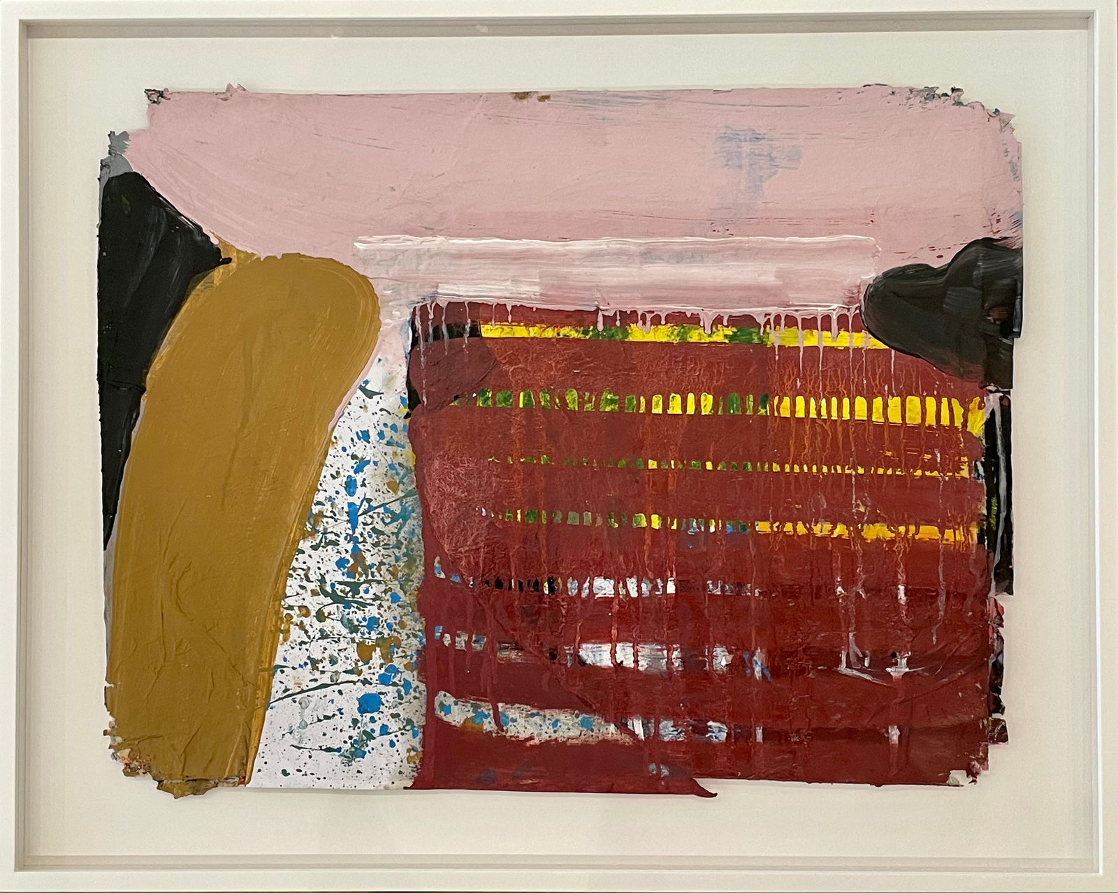 Eamon Colman, In slanting rain winter light moved wet and bright, 2022