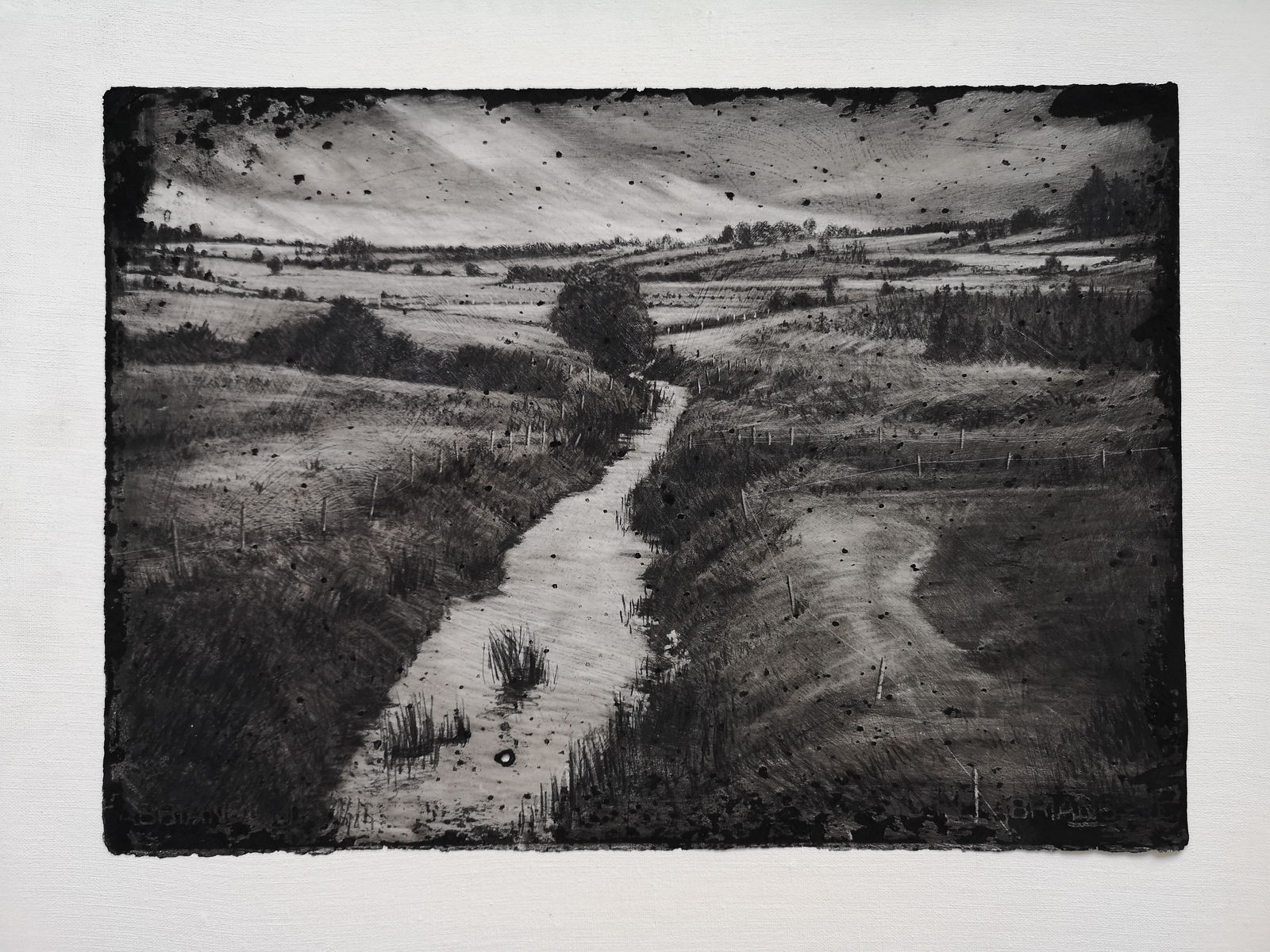 Michael Wann, Dusk Falling on the Parish Bounds