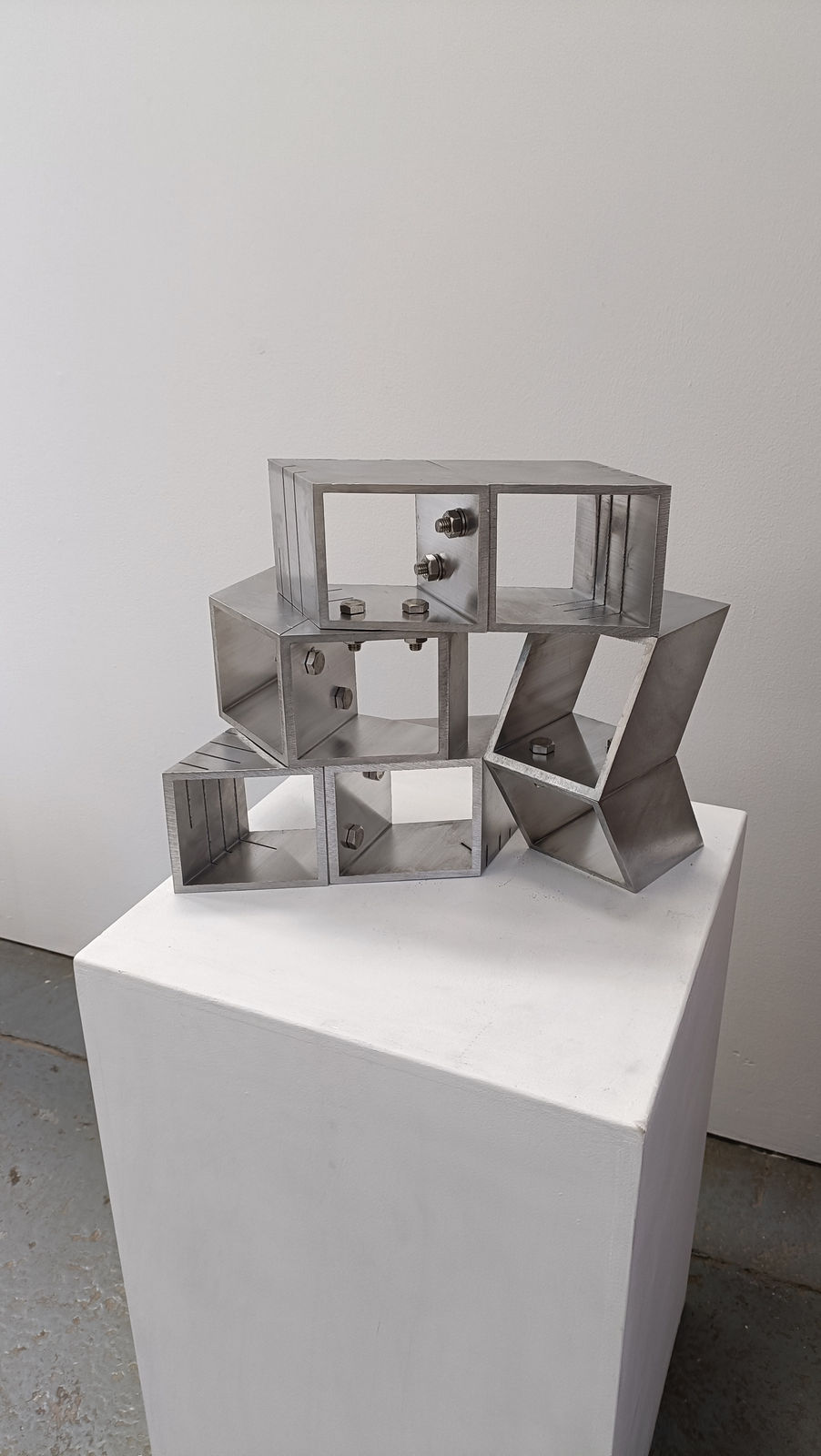 Corban Walker, Untitled (Alu Grid Bolt), 2023