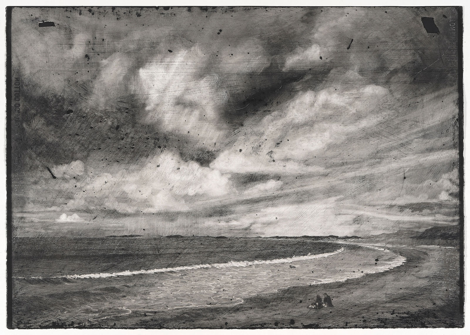 Michael Wann, The Beach (after Constable), 2022