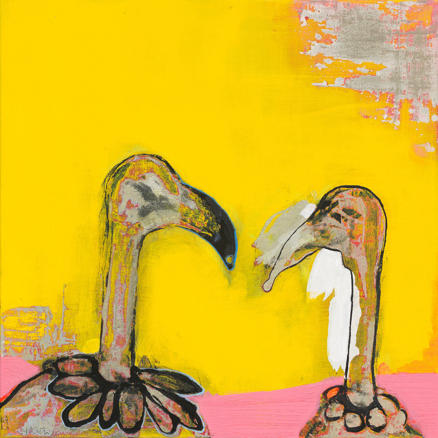 Cléa van der Grijn, Just two birds having a chat, 2022