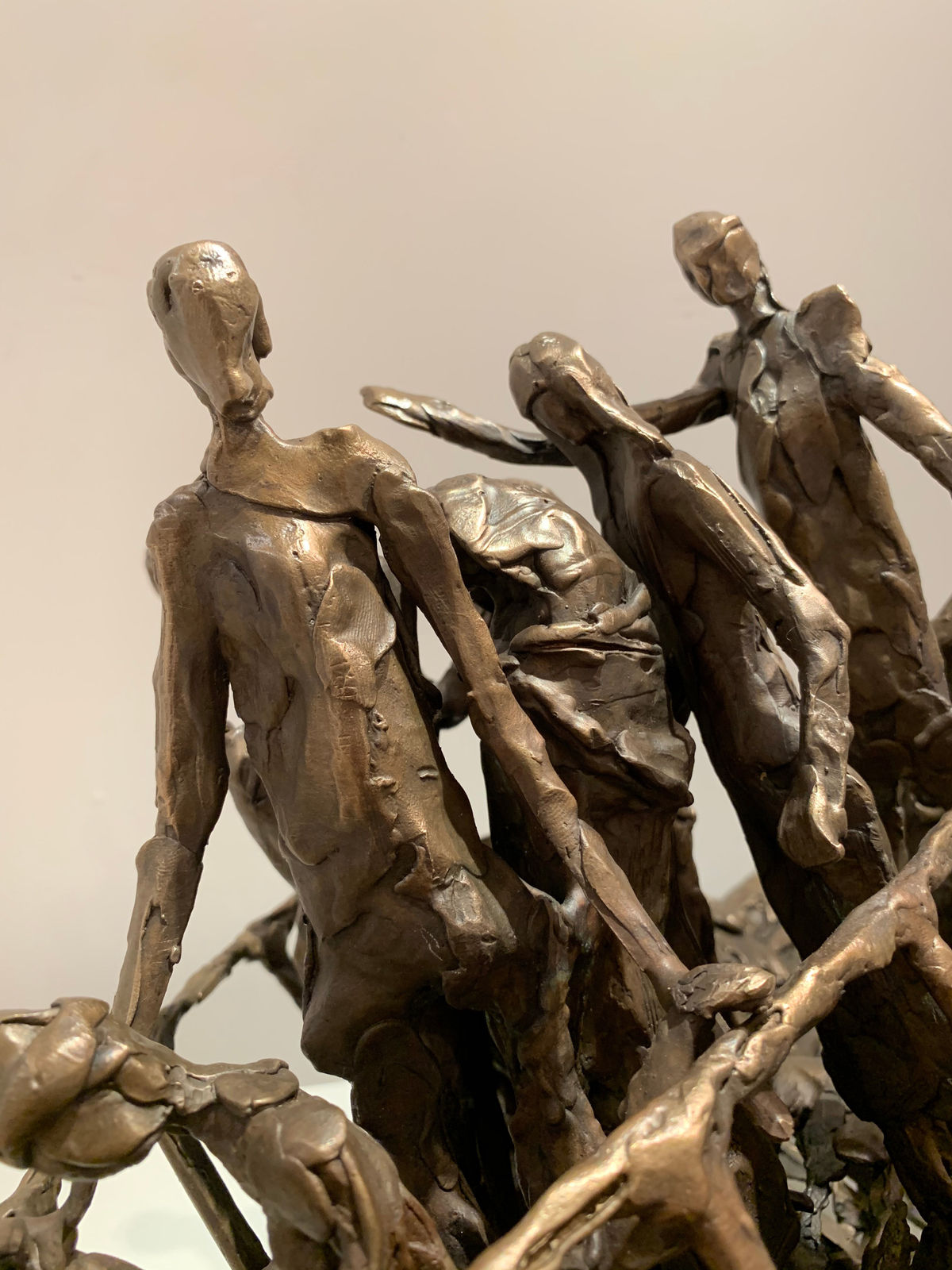 John Behan RHA, Man Pulling Boat Ashore, 2020