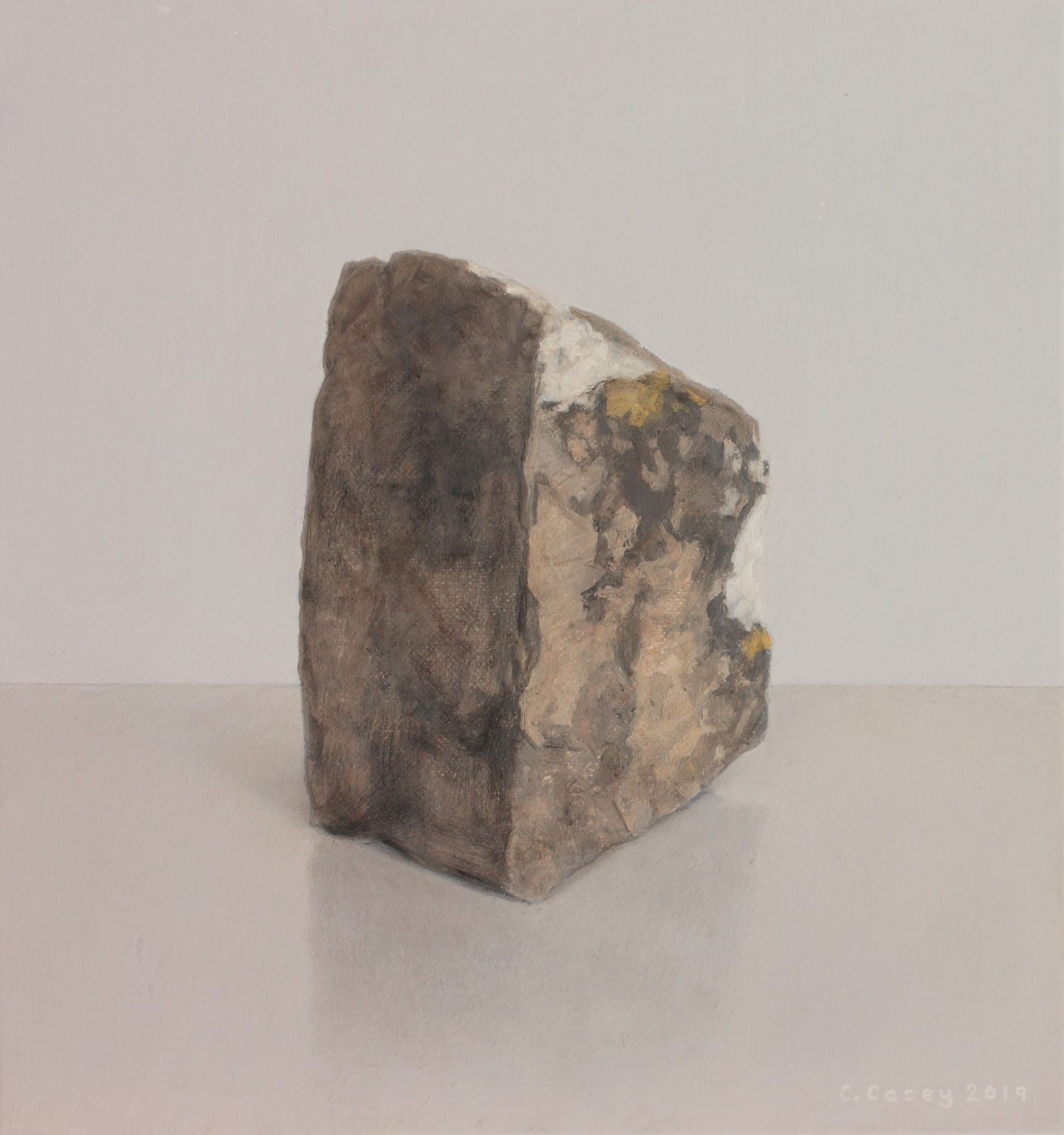 Comhghall Casey, Rock with Lichen II, 2019