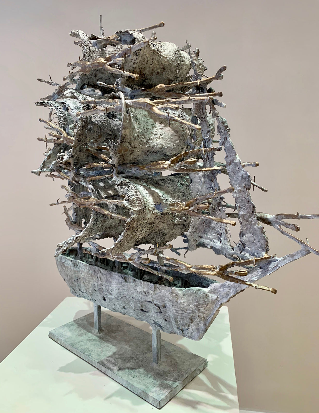 John Behan RHA, Achill Famine Ship, 2020