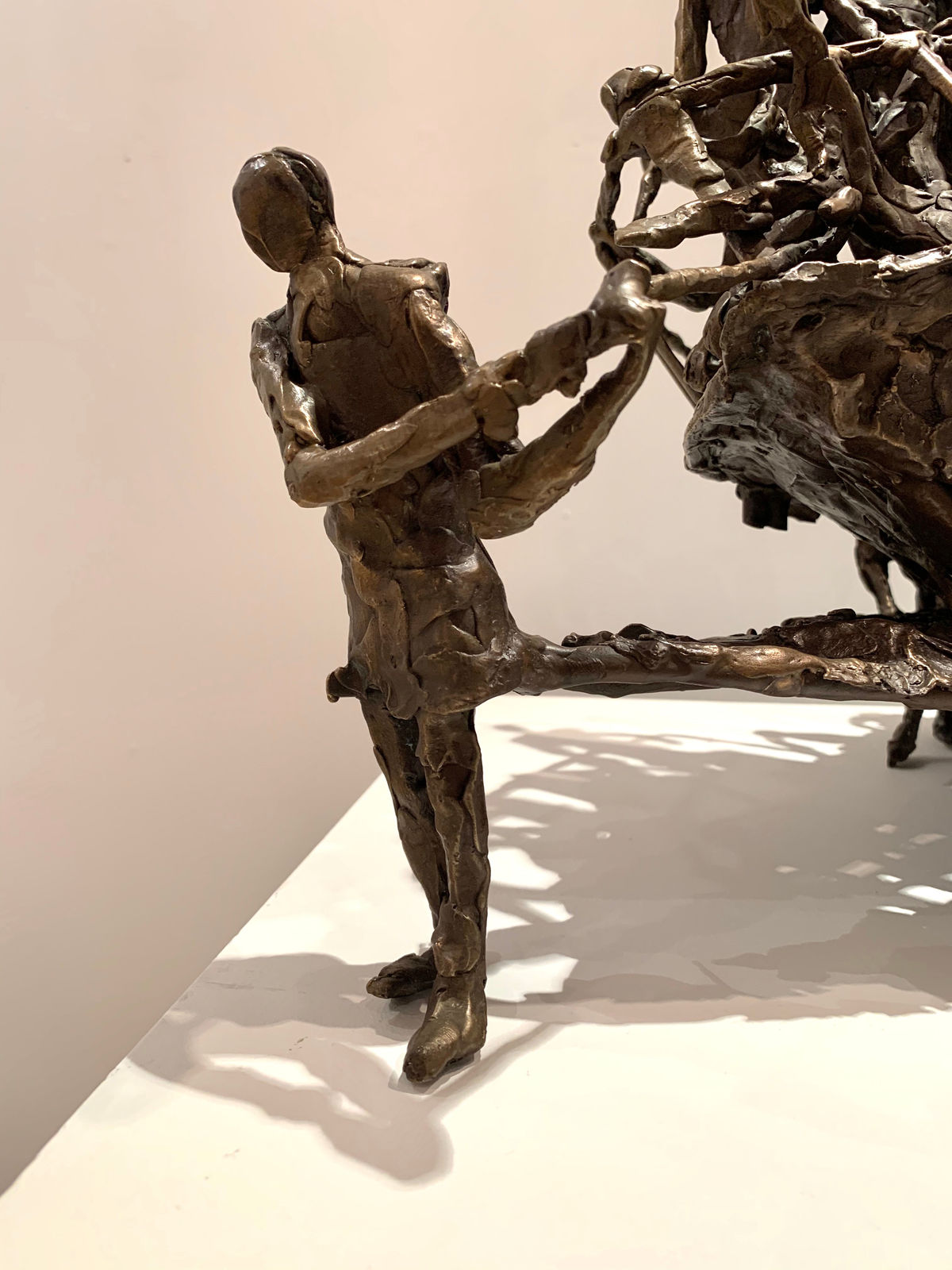 John Behan RHA, Man Pulling Boat Ashore, 2020