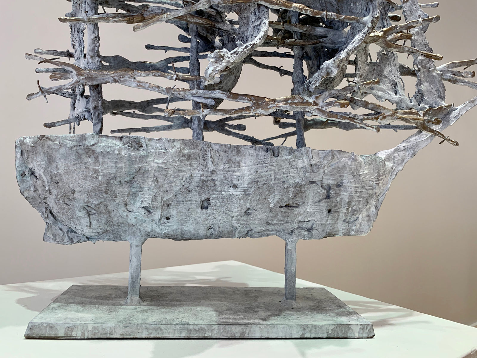 John Behan RHA, Achill Famine Ship, 2020