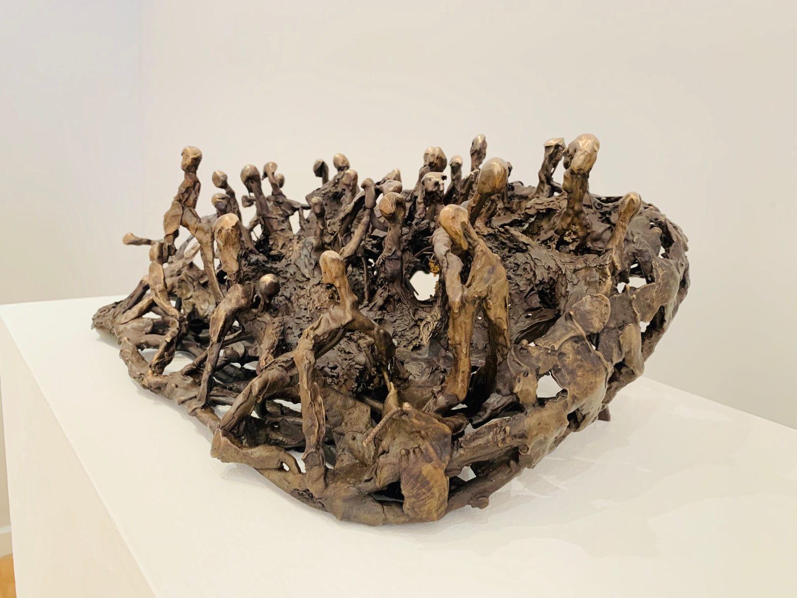 John Behan RHA, Rough Landing Lesbos, 2020