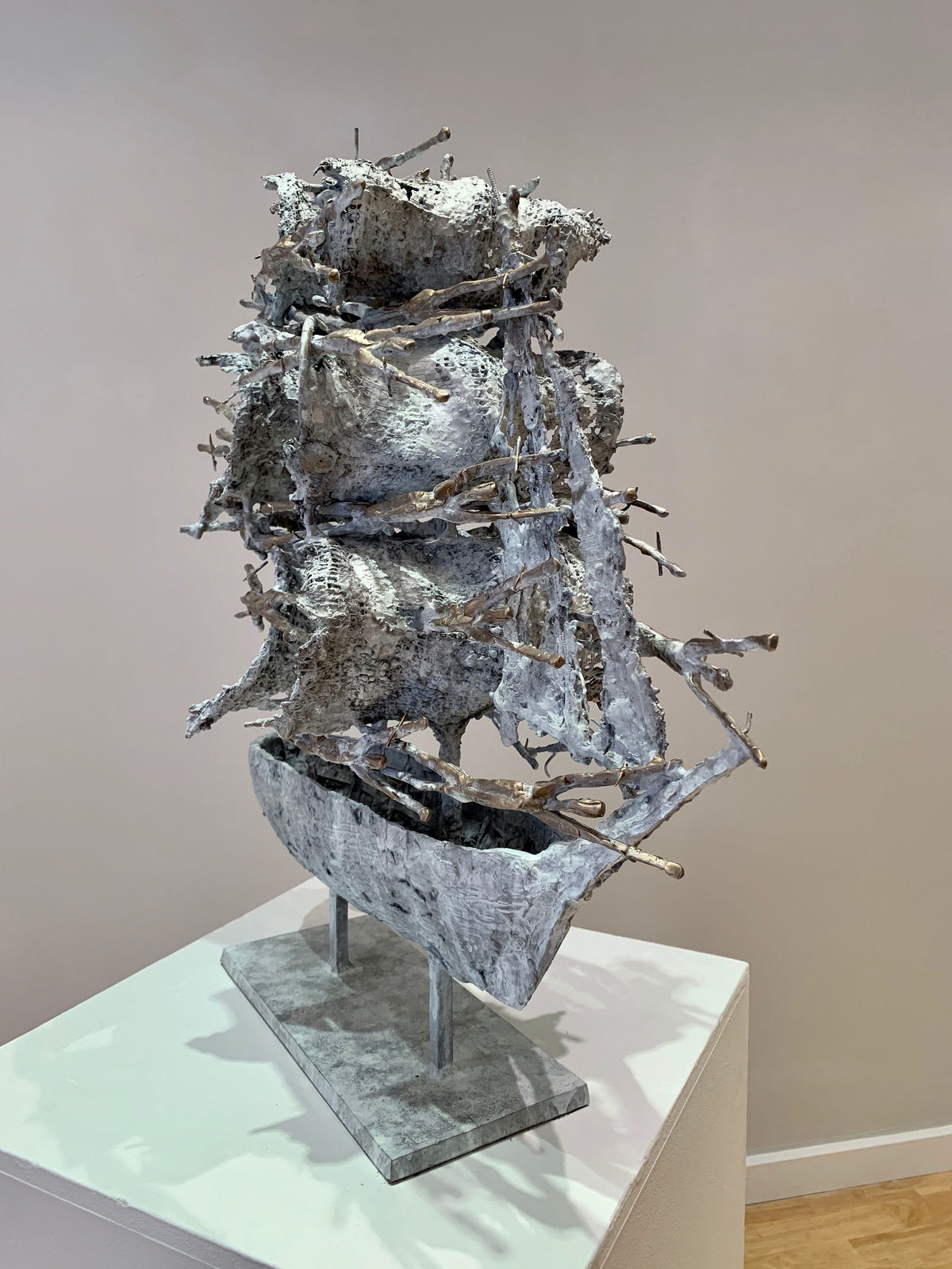 John Behan RHA, Achill Famine Ship, 2020