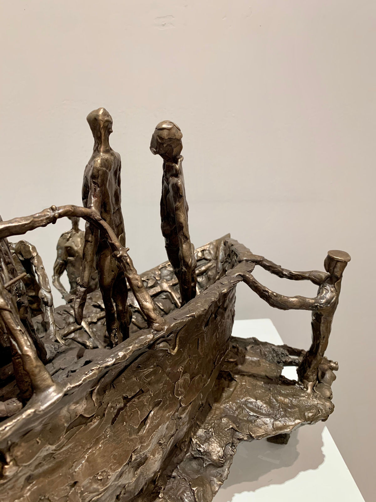 John Behan RHA, Man Pulling Boat Ashore, 2020