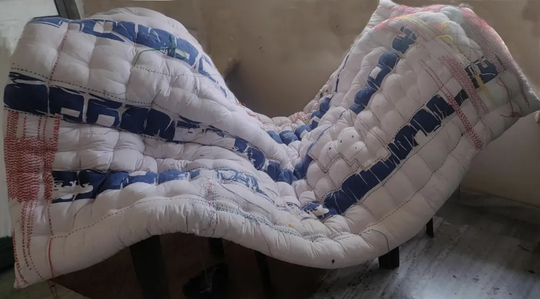 Junaki Paul, Spreading the Mattress in the Sun, 2023