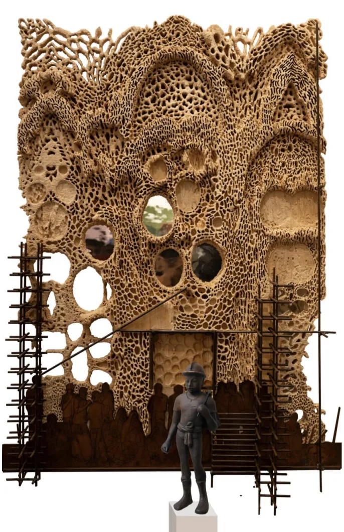 Debi Prasad Bhunia, Visible & Invisible Structures, 2025