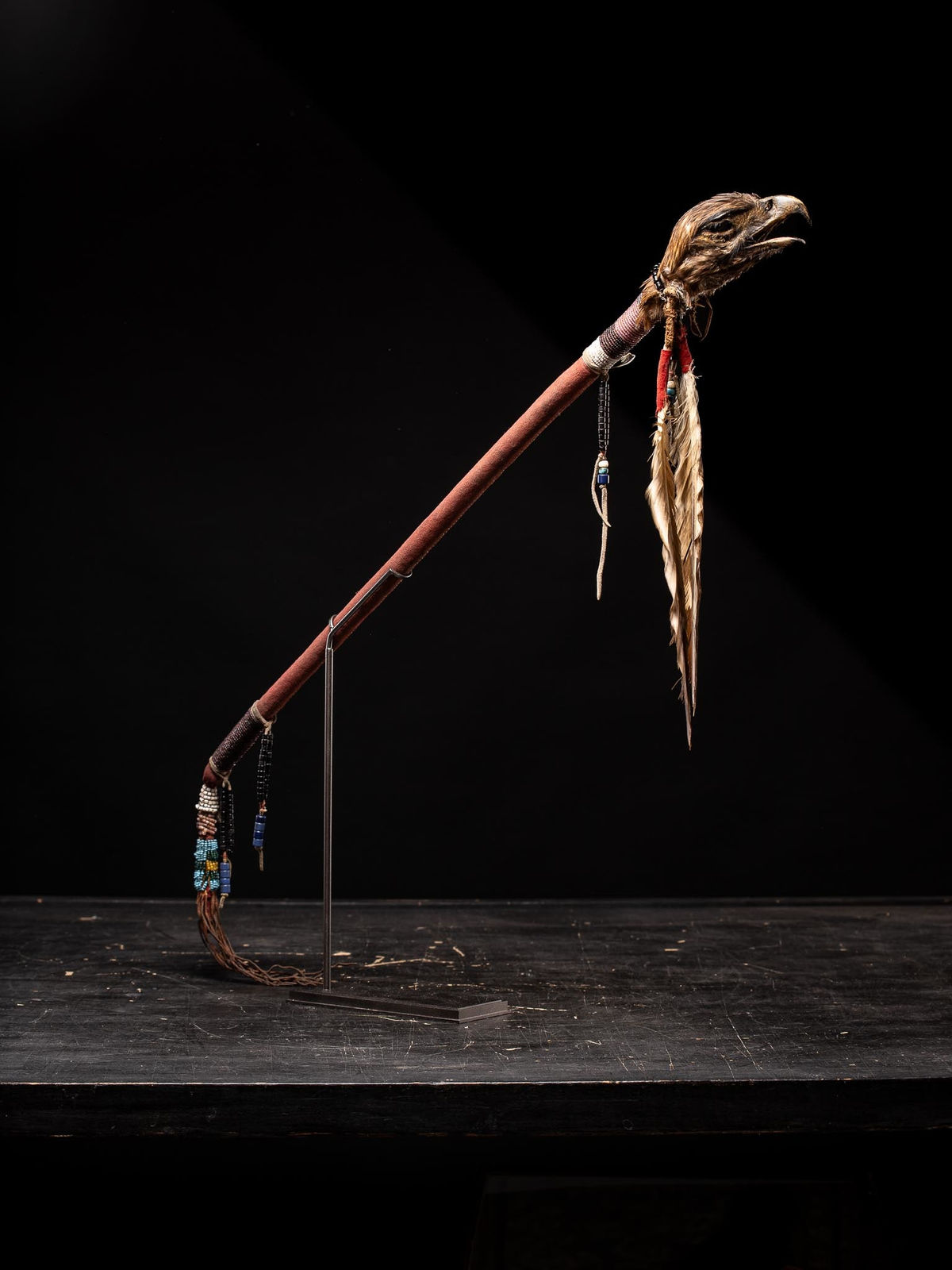 Native American Ceremonial Eagle staff, 19-20th Century