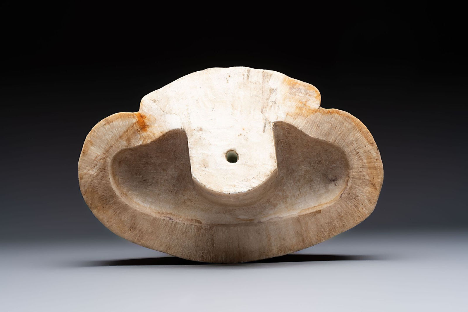 Vanitas (Memento Mori) Bust carved in marble, Italy, 18th C