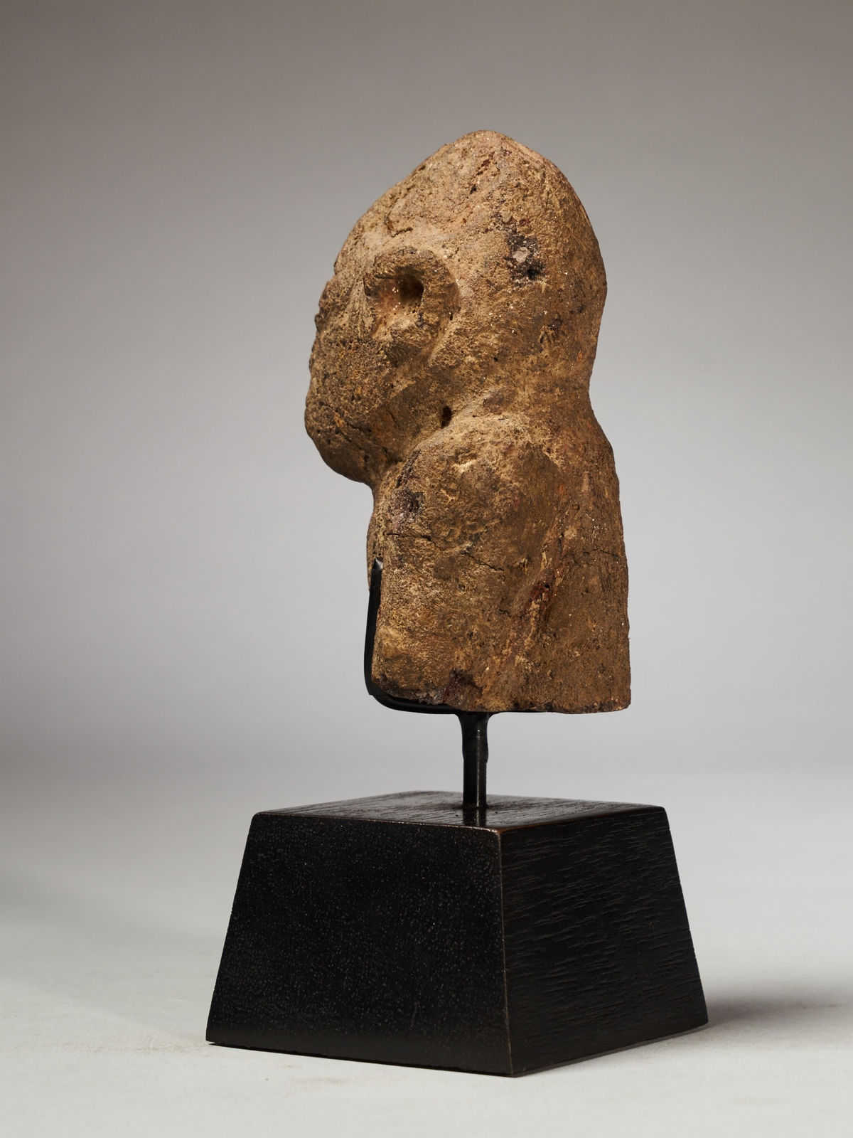Terracotta Human Buste.Probably Ghana.,