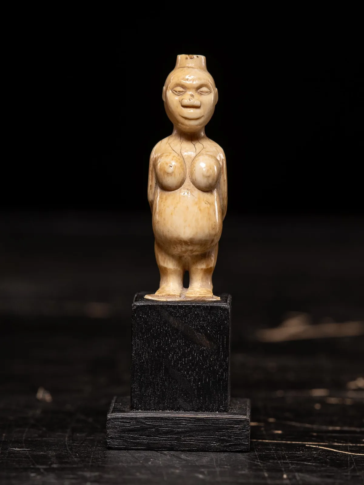 Mother and Child carved by the Kongo people of the Loango Region, DRC, 19-20th Century