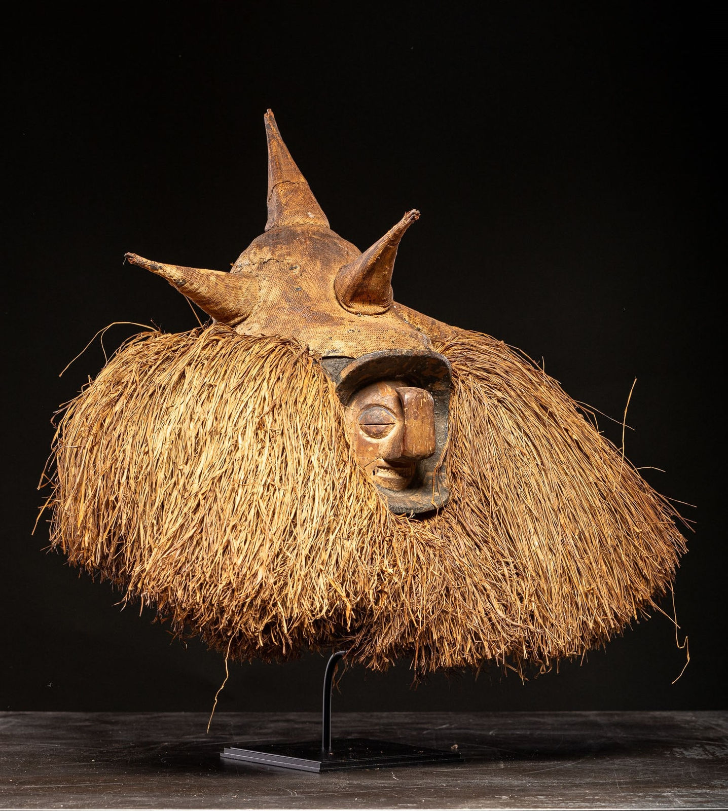 Kholuka ou Mbaala initiation-circonsicion mask, Yaka People, DRC, 1st half 20th C