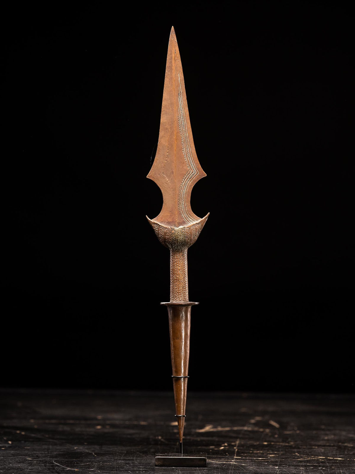 Tetela Red Copper Dagger, DRC, 1st half 20th Century
