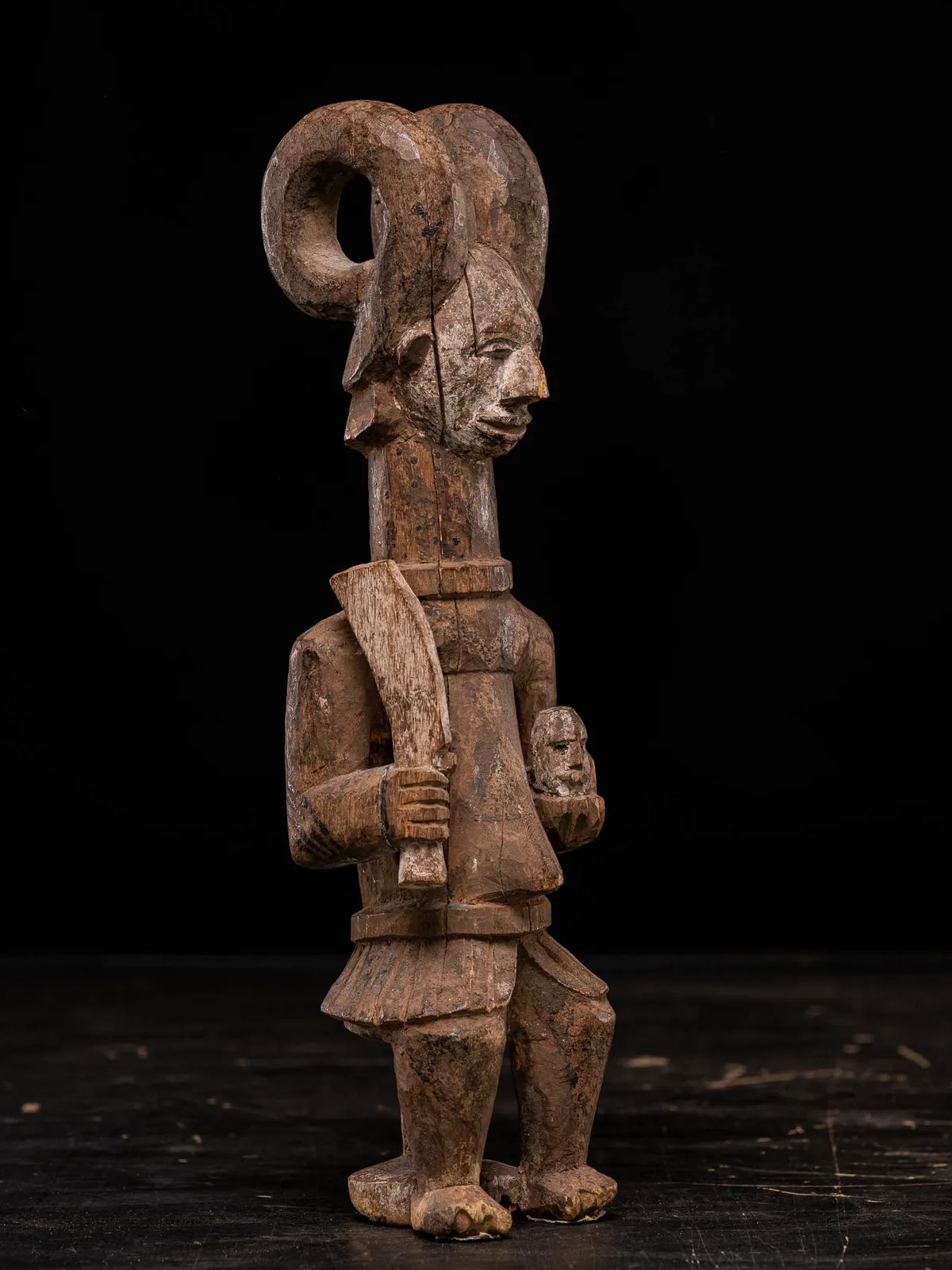 Ibo Ikenga Altar Statue, Nigeria, 1st half 20th Century