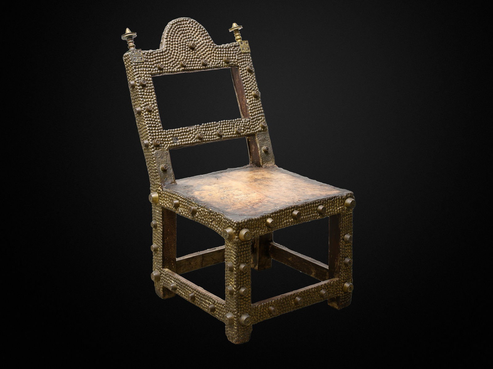 Ashanti People,Ghana.Asipim chair, 1910/1920