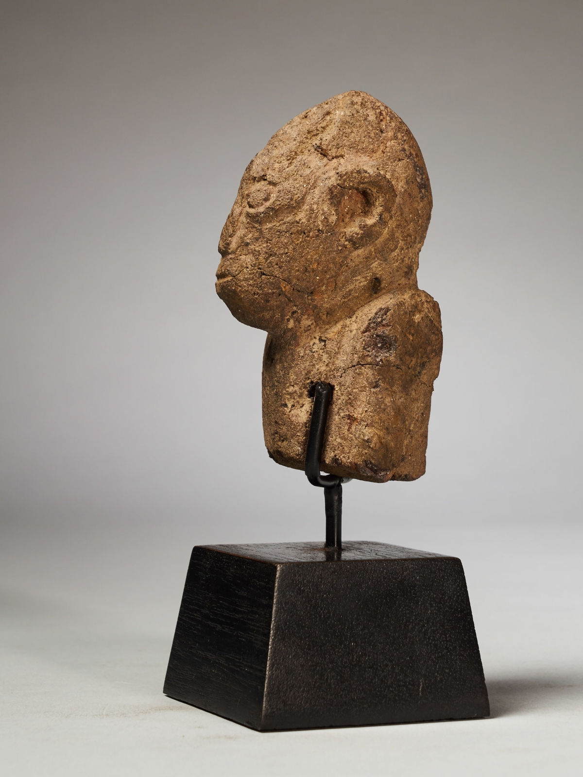 Terracotta Human Buste.Probably Ghana.,