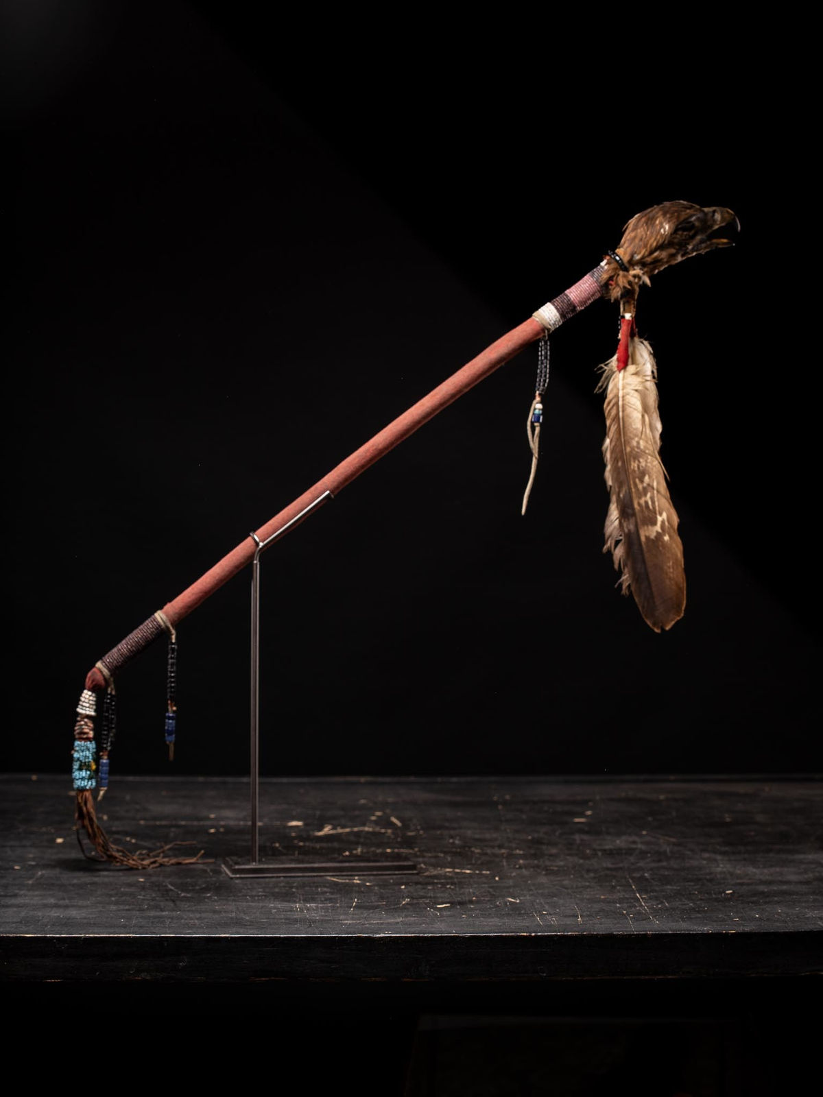 Native American Ceremonial Eagle staff, 19-20th Century