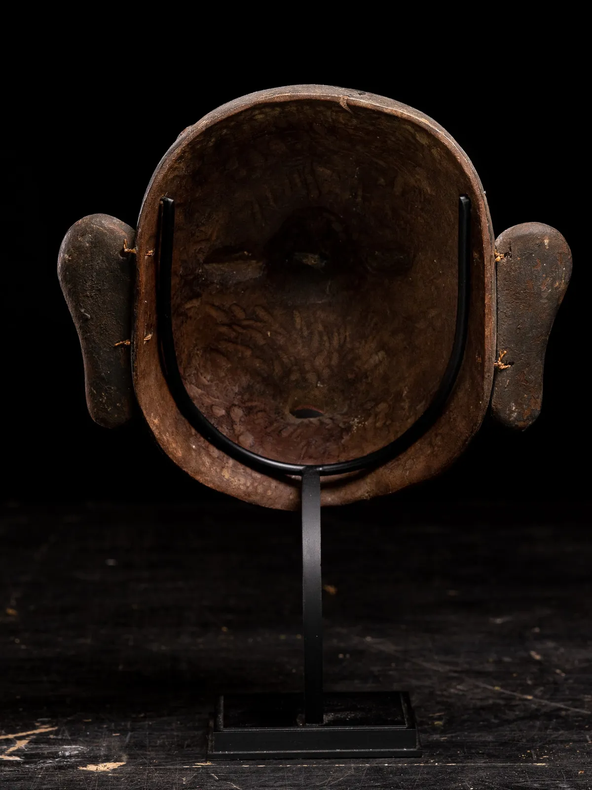 Balinese Hanuman mask in Polychromed light Wood, Indonesia, 20th Century