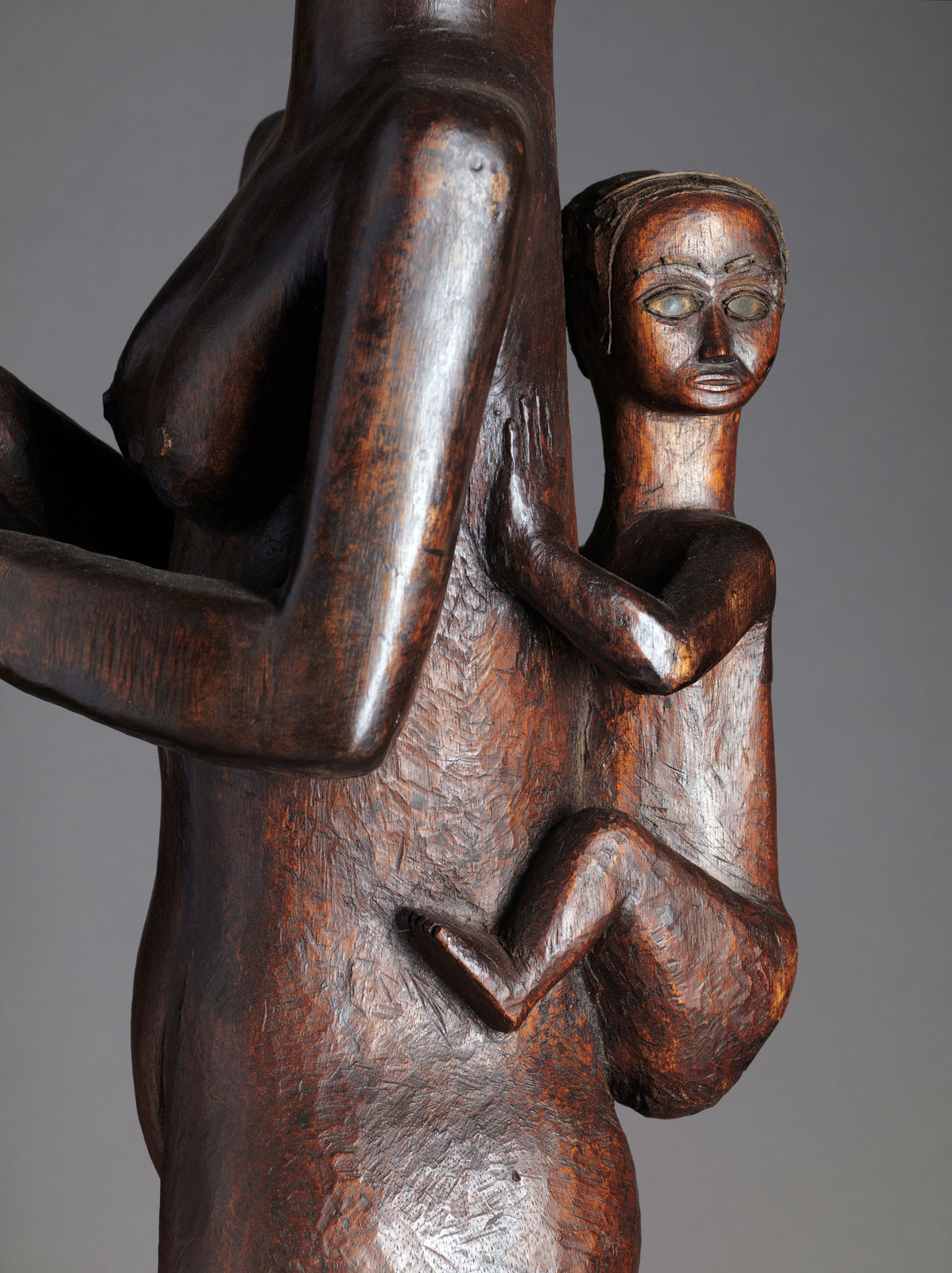 A standing Maternity Figure, Mabea-Fang People, Cameroon, 1st half 20th C