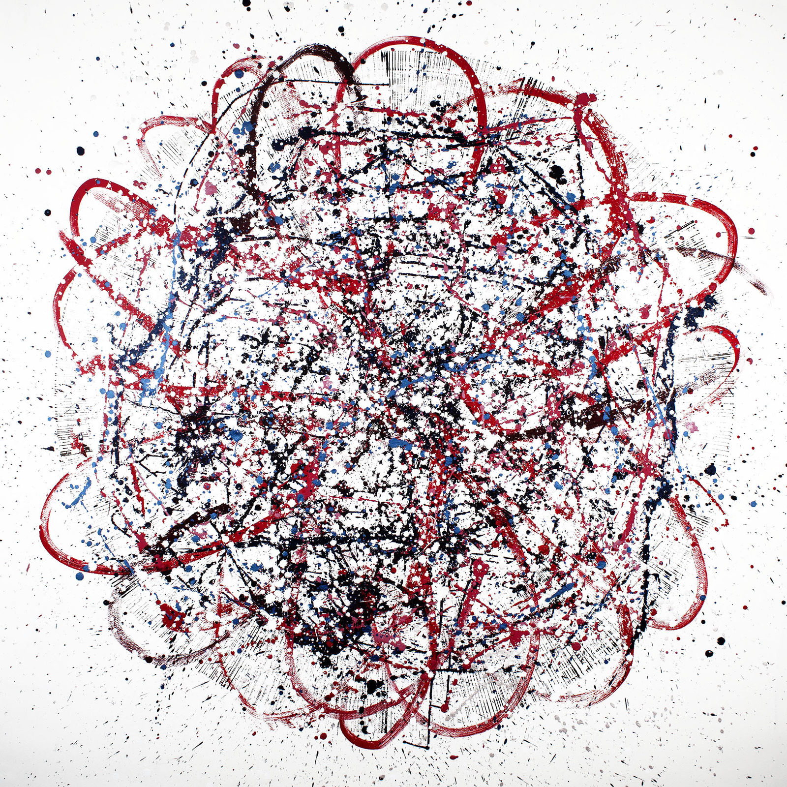 Piers Bourke, TineZone Explosion - Red, 2018