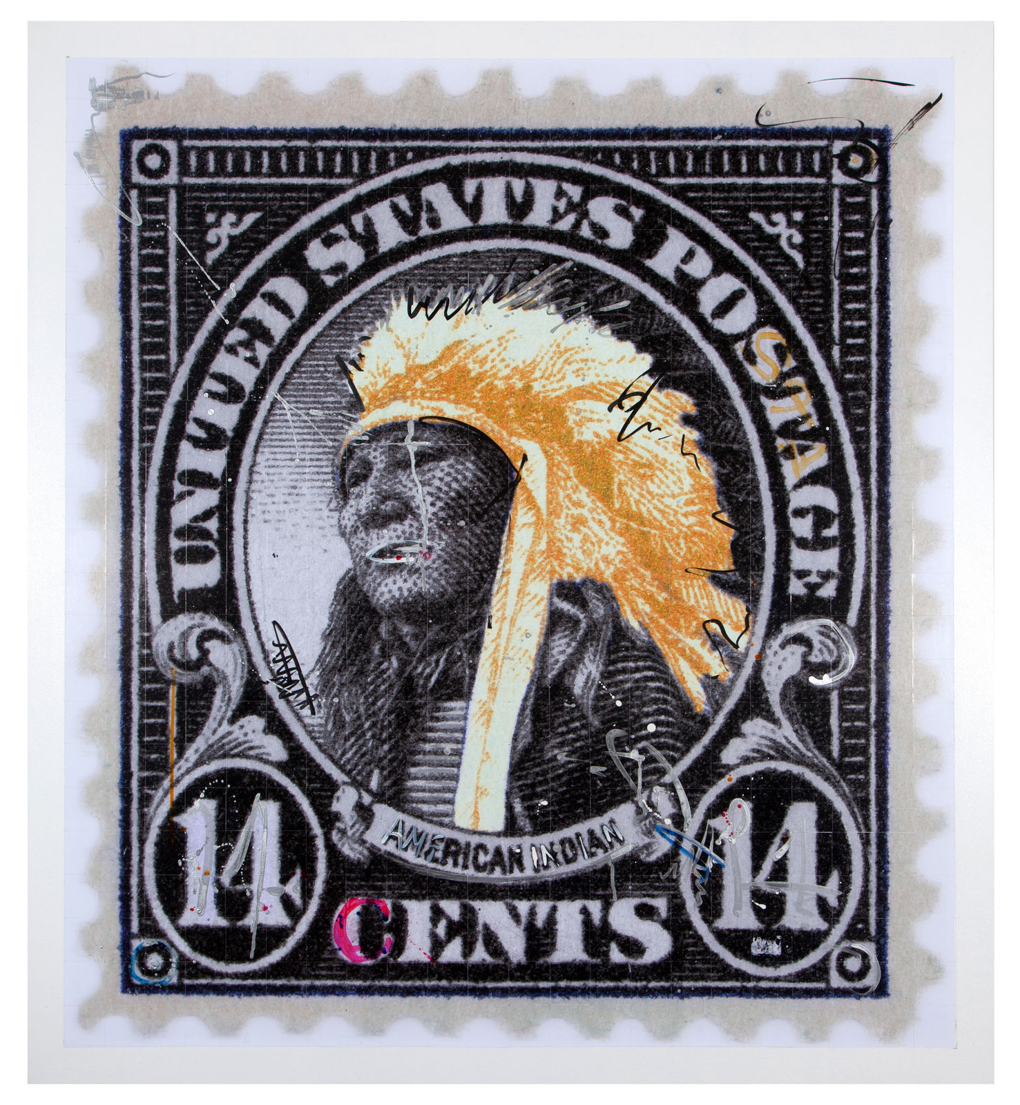 Piers Bourke, A Boy Names Sioux - Black Yellow , 2013