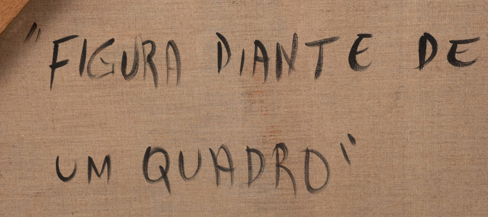 Siron Franco, Figura diante Quadro, 1983