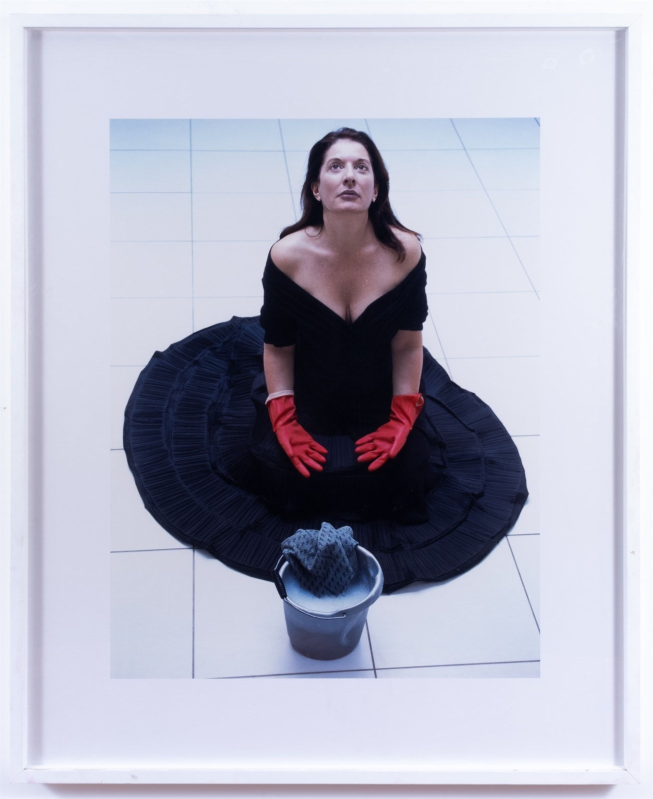 Marina Abramovic, Cleaning the Floor, 2004