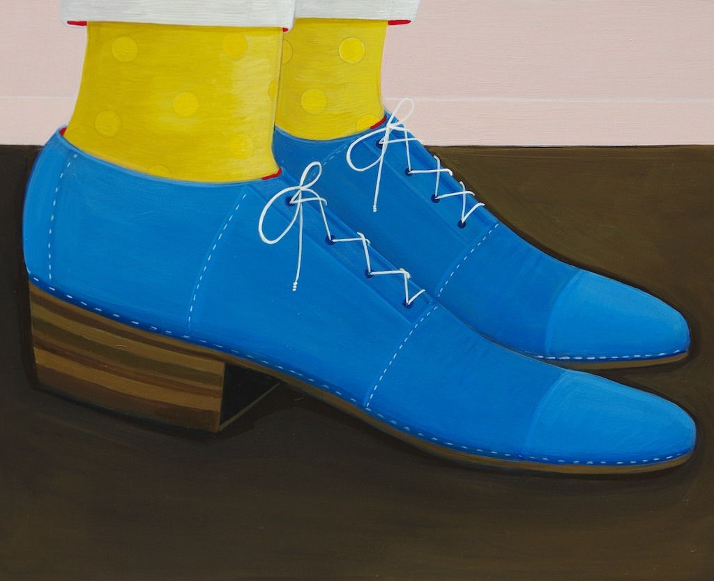 Angela Burson, Blue Shoes, 2024