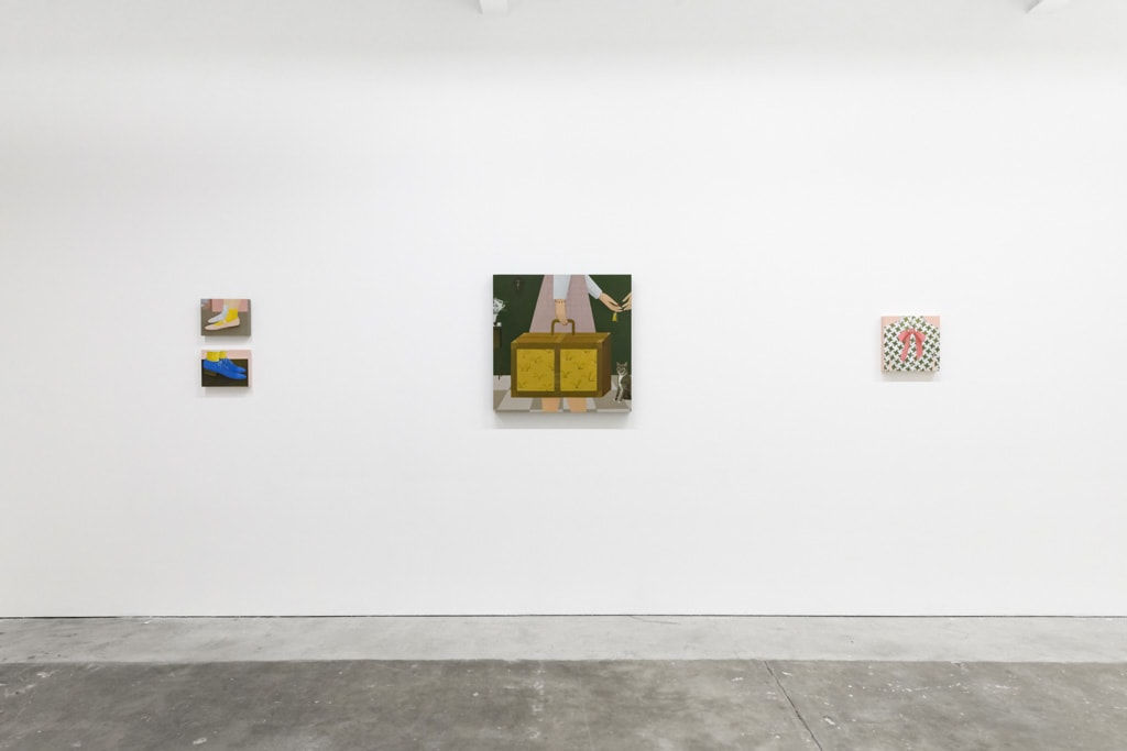 Installation view of Angela Burson's exhibition 