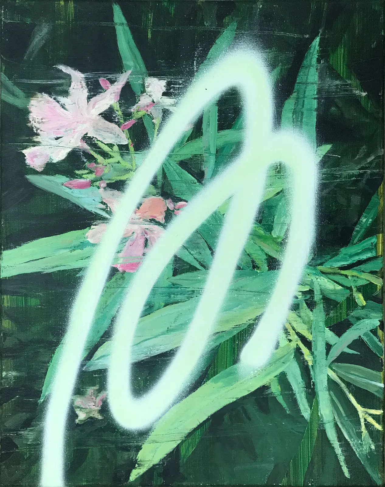 Una Ursprung, Light, Study For Plants #14, 2020