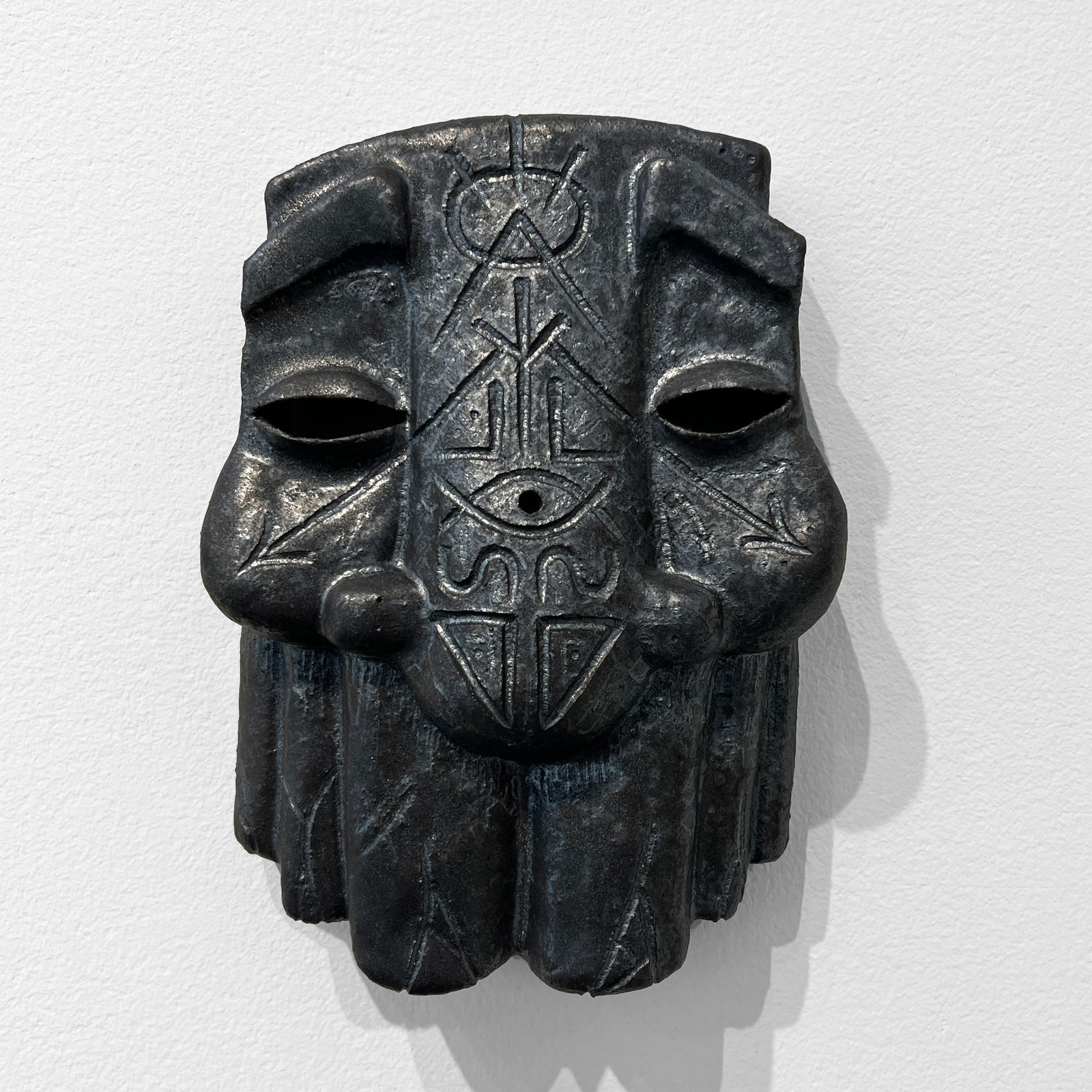 ceramic mask by artist GATS