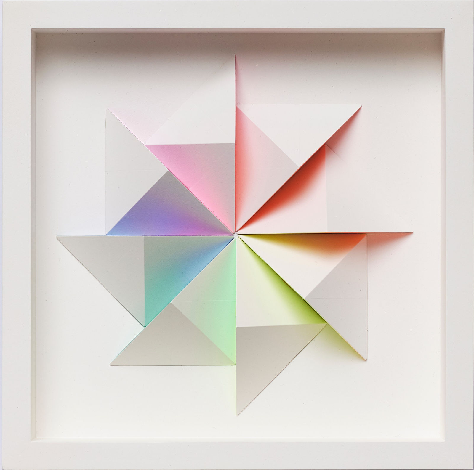 abstract relief assemblage by Sean Newport