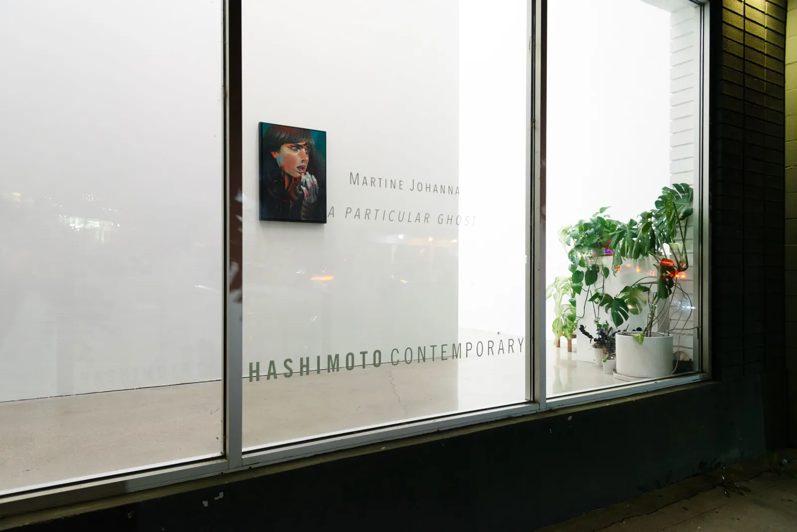 Installation image of the painting at Hashimoto Contemporary Los Angeles