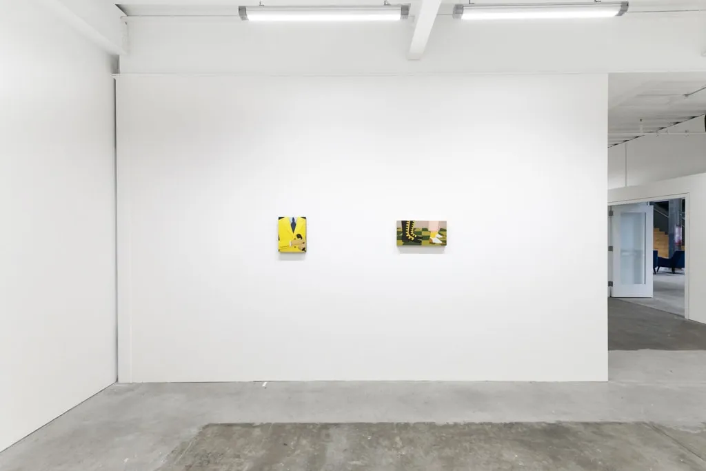 Installation view of Angela Burson's exhibition 