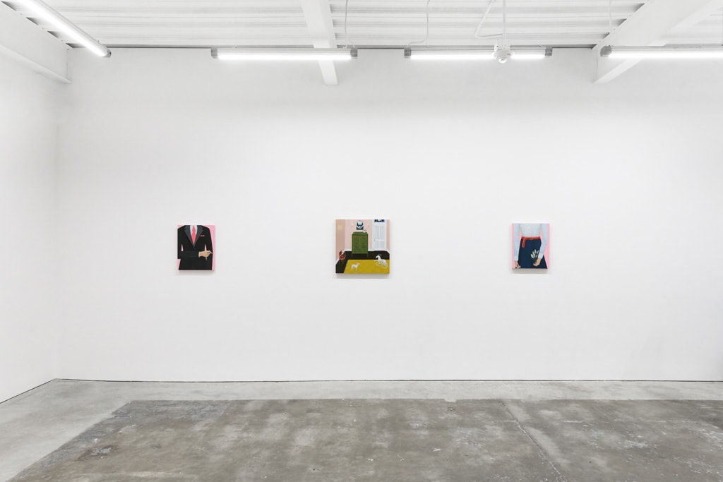 Installation view of Angela Burson's exhibition 